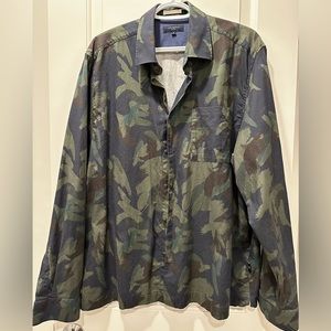TED BAKER LONDON Fielder Camo Button Down  Long Sleeve Shirt 6